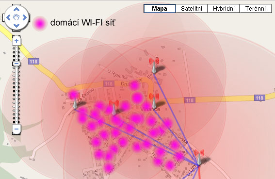 Schéma domácího připojení k internetu